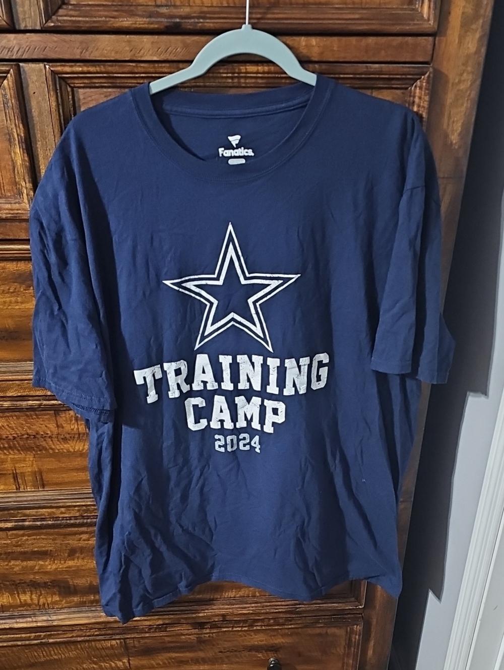 Dallas Cowboys Mens Fanatics Dark Blue Tshirt! Mens Sz XXL!!